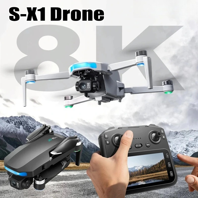 Drone Photogrammetry - Original S-X1 Drone 8K HD Professional