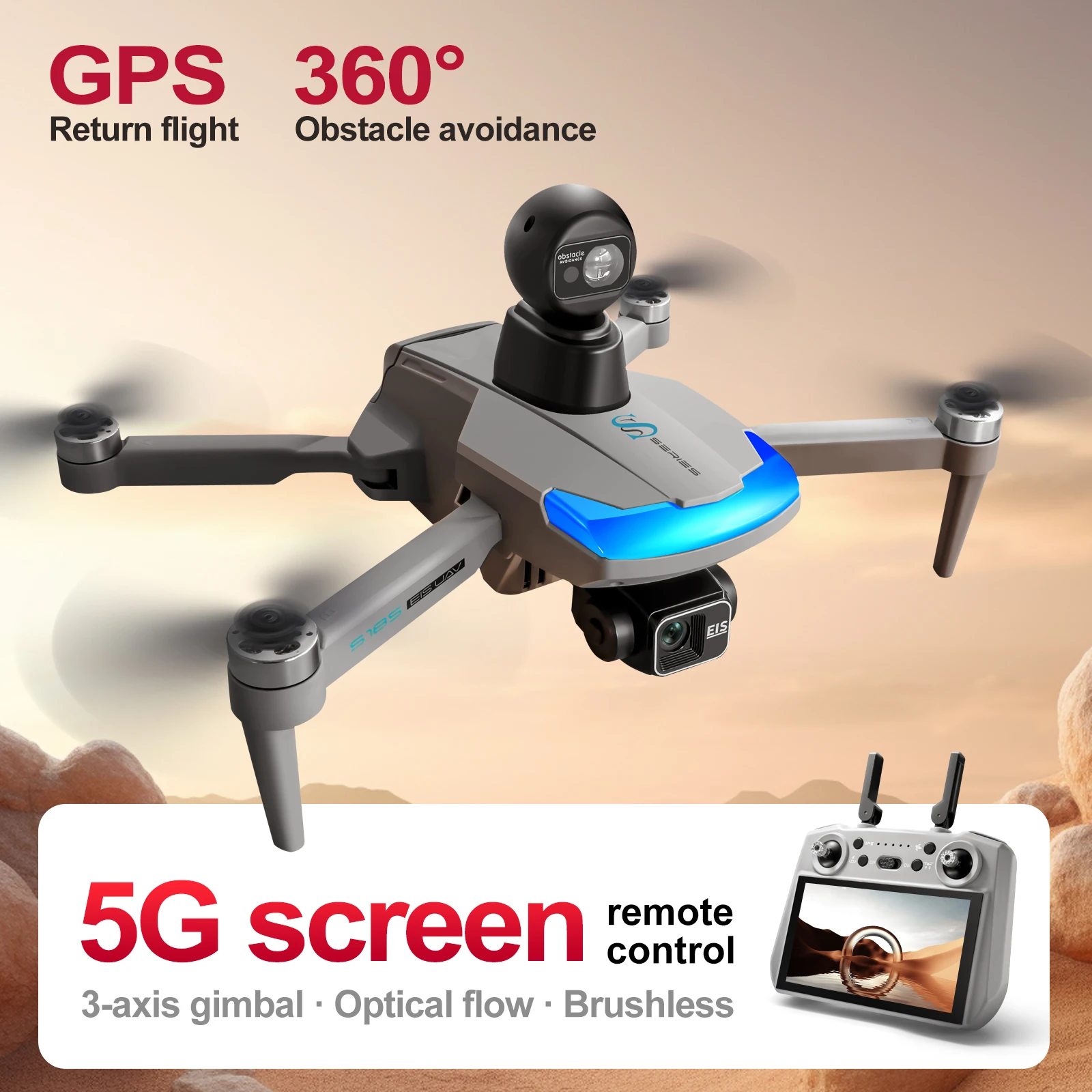S185 Professional Drone 2.7K H - огляд і ціна Drone Photogrammetry