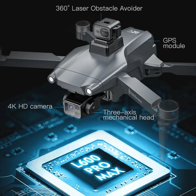 L600 PRO MAX GPS Drone Profess - огляд і ціна Drone Cinematic